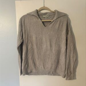 Barefoot Dreams CozyChic Lite Gray Sweater, Size M